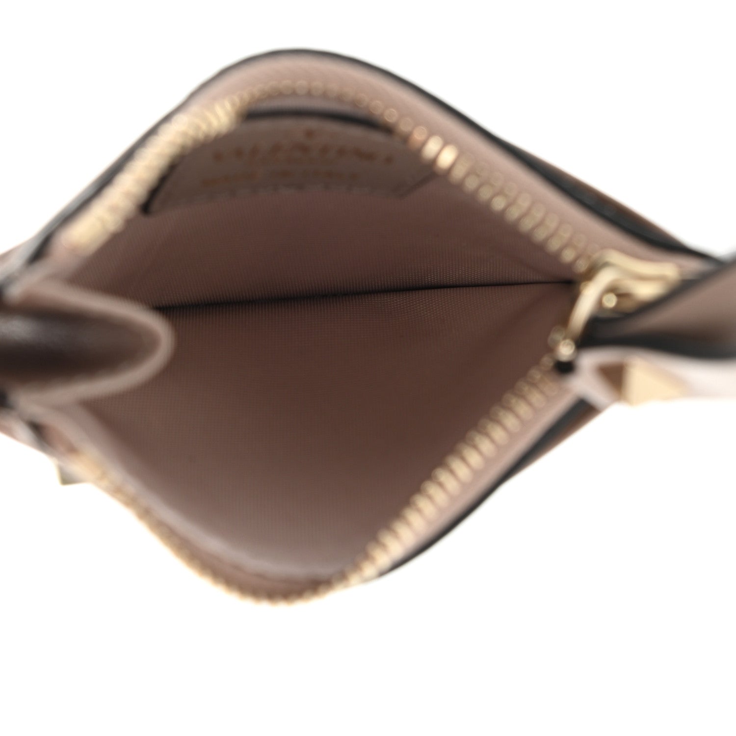 Valentino Garavani Vitello Rockstud Card Holder With Zipper Poudre 5 of 8