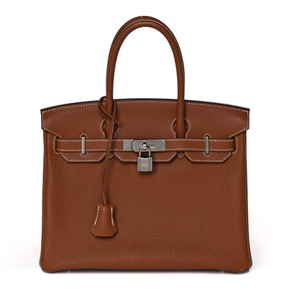 Hermes Togo Birkin 30 Gold 1 of 36