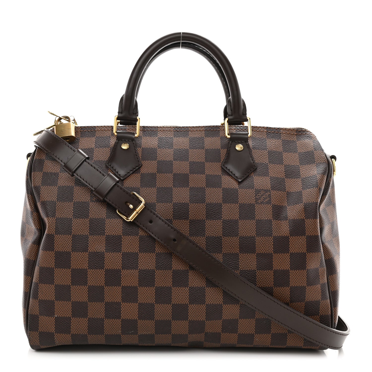 Louis Vuitton Damier Ebene Speedy Bandouliere 30 1 of 9