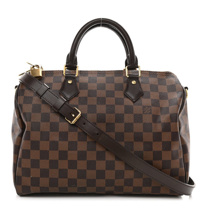 Louis Vuitton Damier Ebene Speedy Bandouliere 30 1 of 9