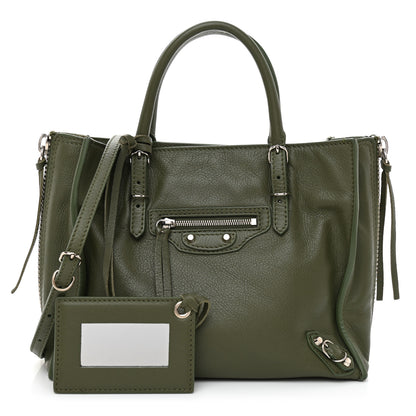 Balenciaga Calfskin Papier Mini A4 Tote Green 1 of 9
