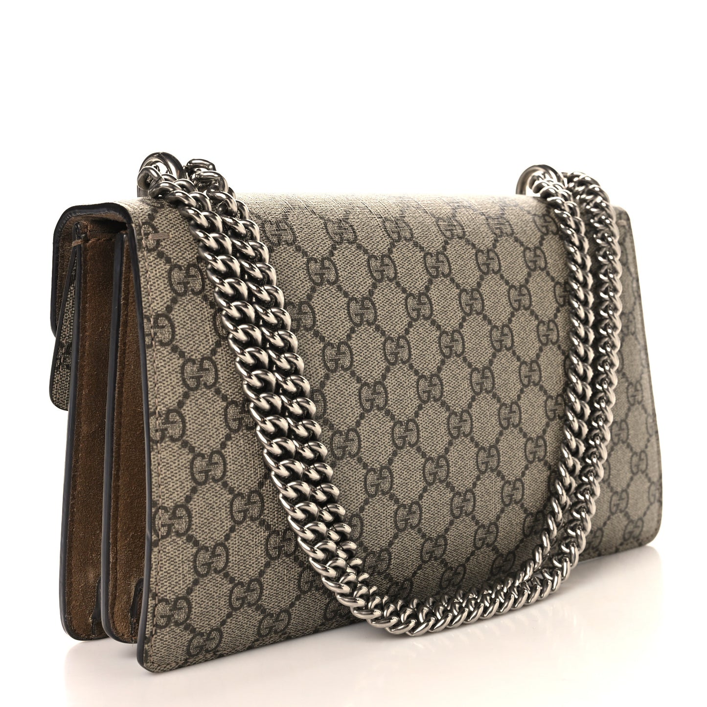 GG Supreme Monogram Small Dionysus Shoulder Bag Taupe