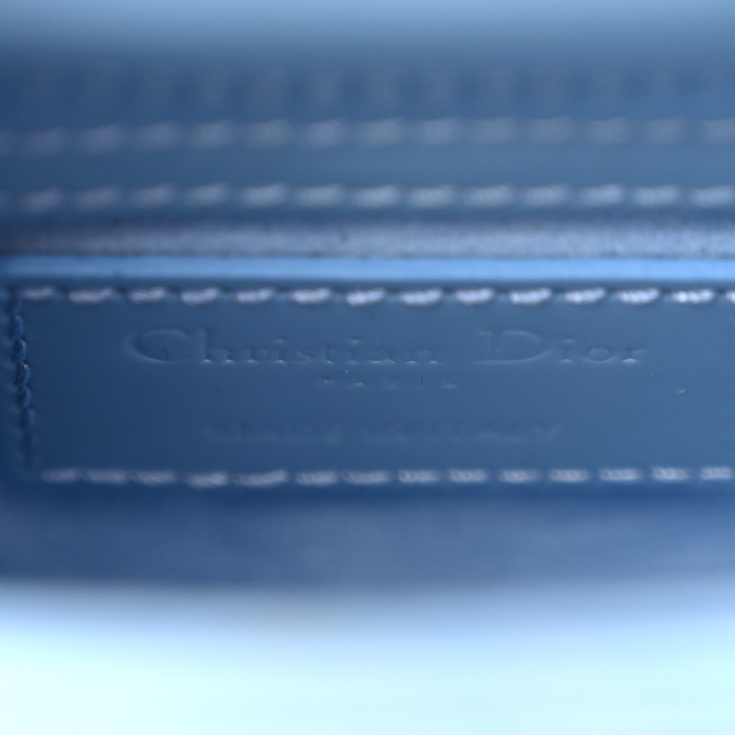 Patent Cannage Micro Lady Dior Cornflower Blue