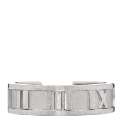 Tiffany 18k White Gold Diamond Atlas Ring 53/6.5 3 of 4