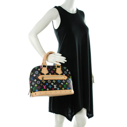 Louis Vuitton Monogram Multicolor Alma Black 2 of 7