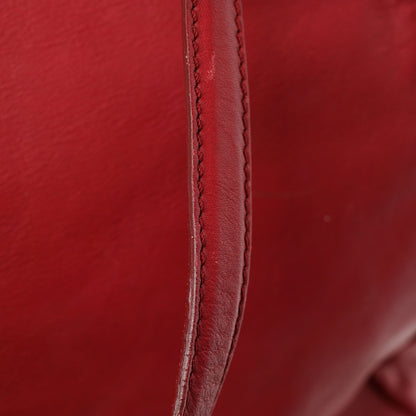 Fendi Vitello Suede Large Peekaboo Iconic Satchel Rubino Peonia 14 of 16