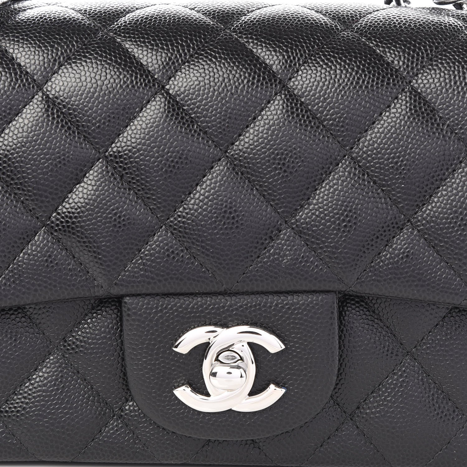 Chanel Caviar Quilted Mini Rectangular Flap Black 9 of 9