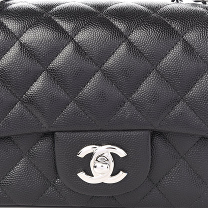 Chanel Caviar Quilted Mini Rectangular Flap Black 9 of 9