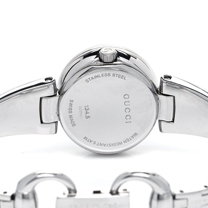 Gucci Stainless Steel Diamond 27mm Guccissima Quartz Watch Black 4 of 4