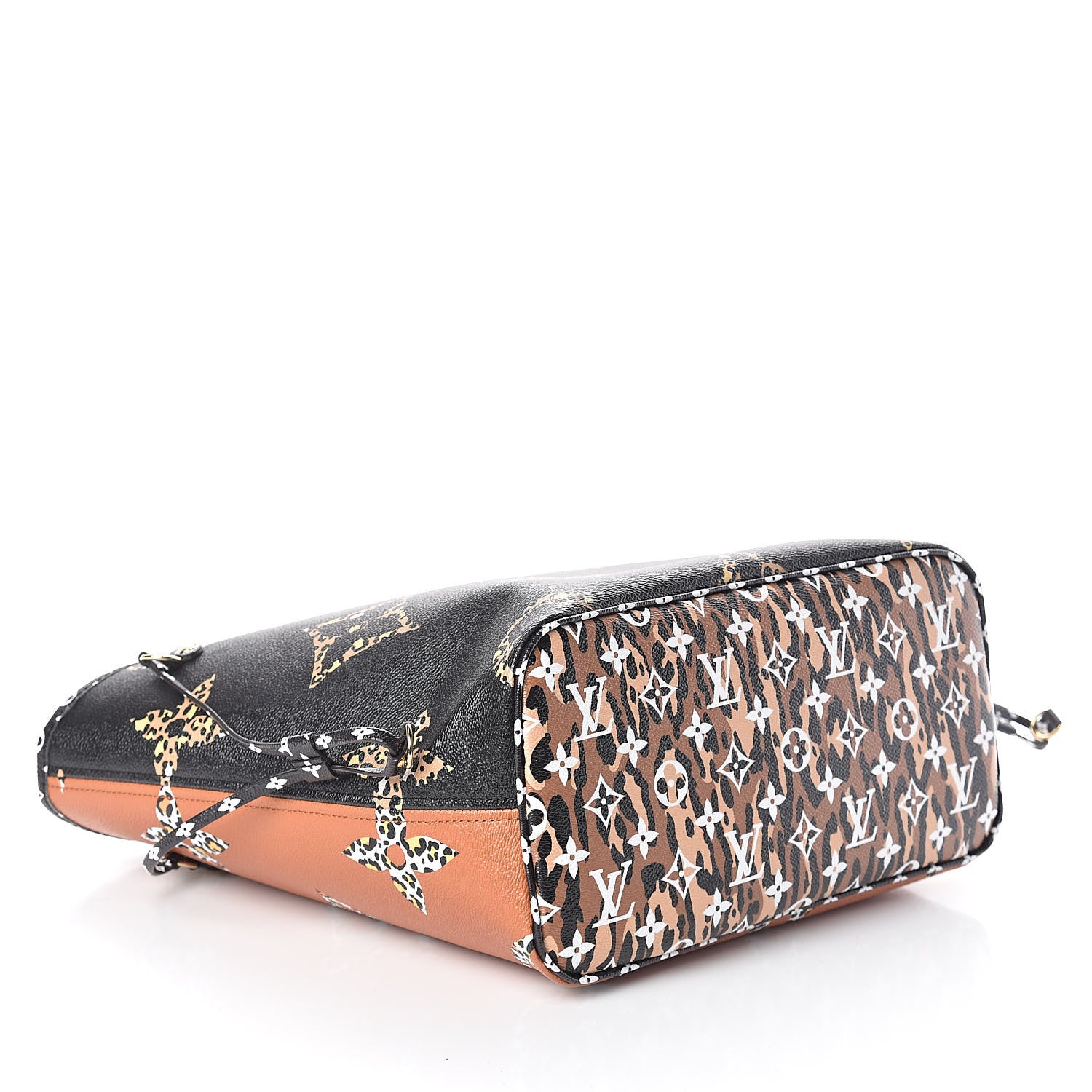 Louis Vuitton Monogram Giant Jungle Neverfull MM Black 4 of 10