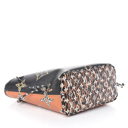 Louis Vuitton Monogram Giant Jungle Neverfull MM Black 4 of 10