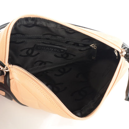 Chanel Calfskin Quilted Cambon Pochette Beige 7 of 10