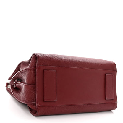 Saint Laurent Grained Calfskin Small Supple Sac De Jour Dark Pallisandre 4 of 8