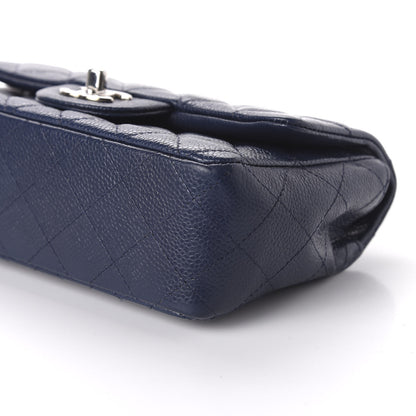 Chanel Caviar Quilted Mini Rectangular Flap Navy 7 of 11