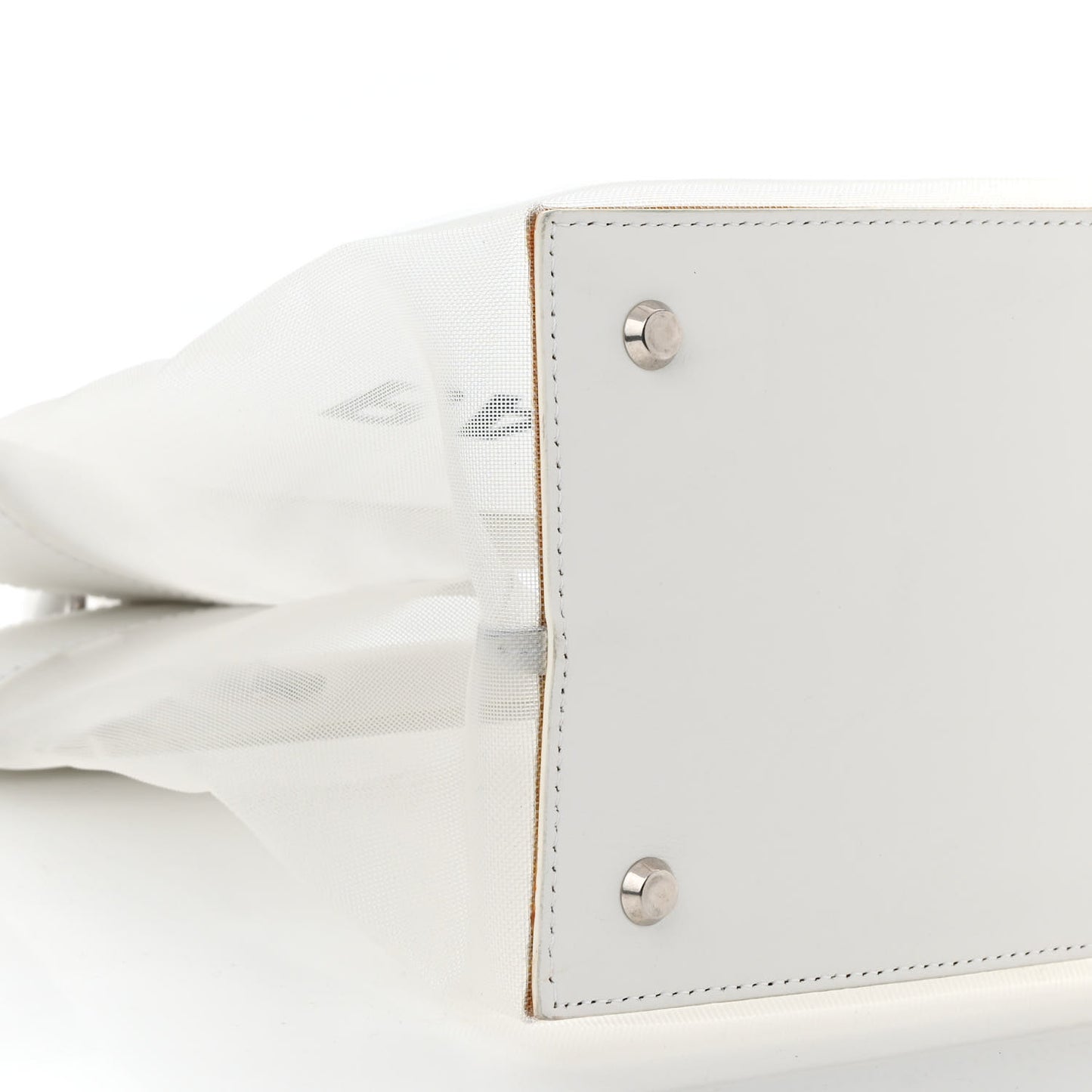Mesh Medium Duty Free Tote White
