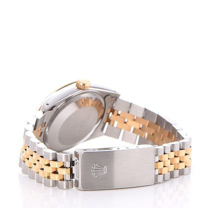 Rolex Stainless Steel 18K Yellow Gold 31mm Oyster Perpetual Datejust Watch White Jubilee 68273 3 of 6
