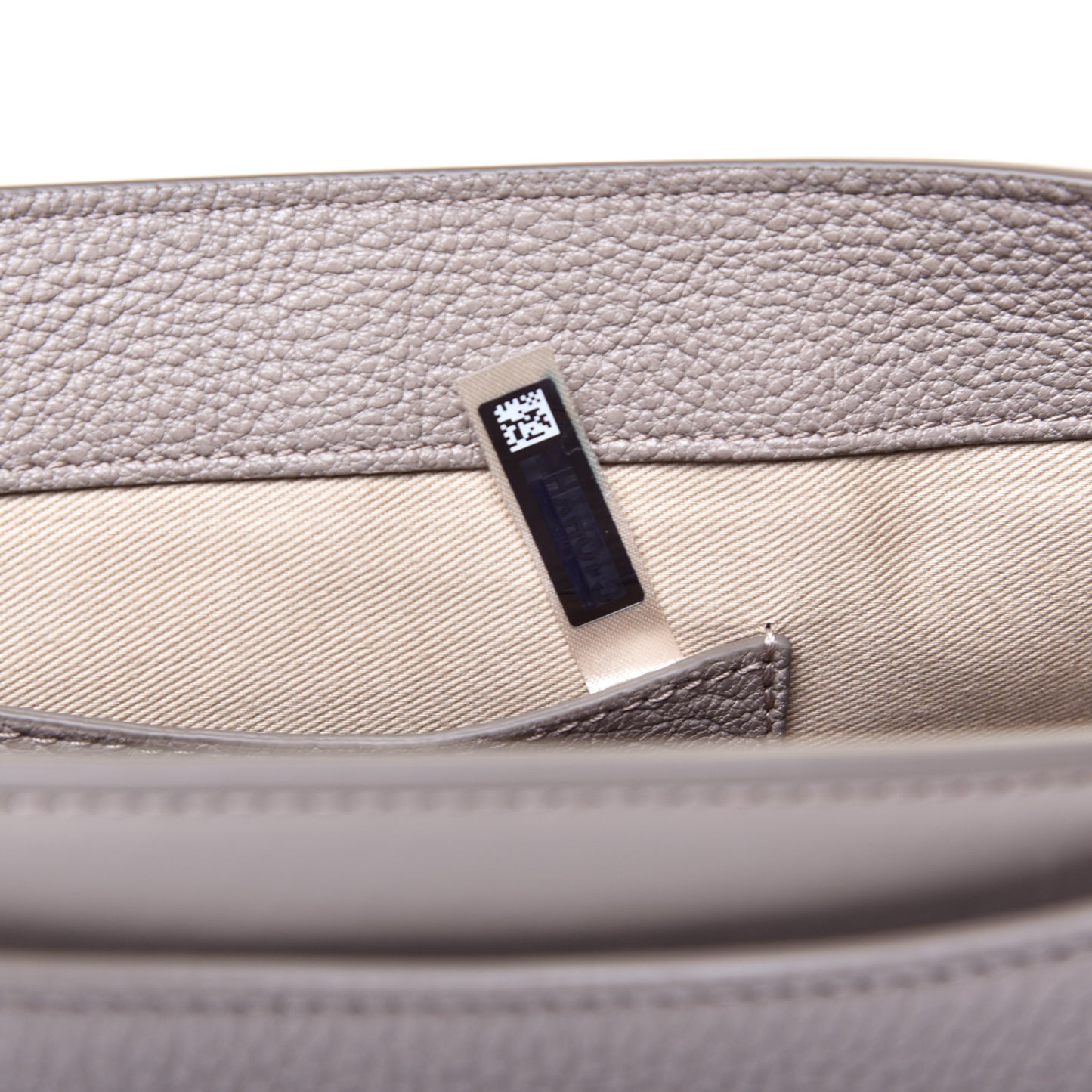 Calfskin Large Tess Bag Motty Grey