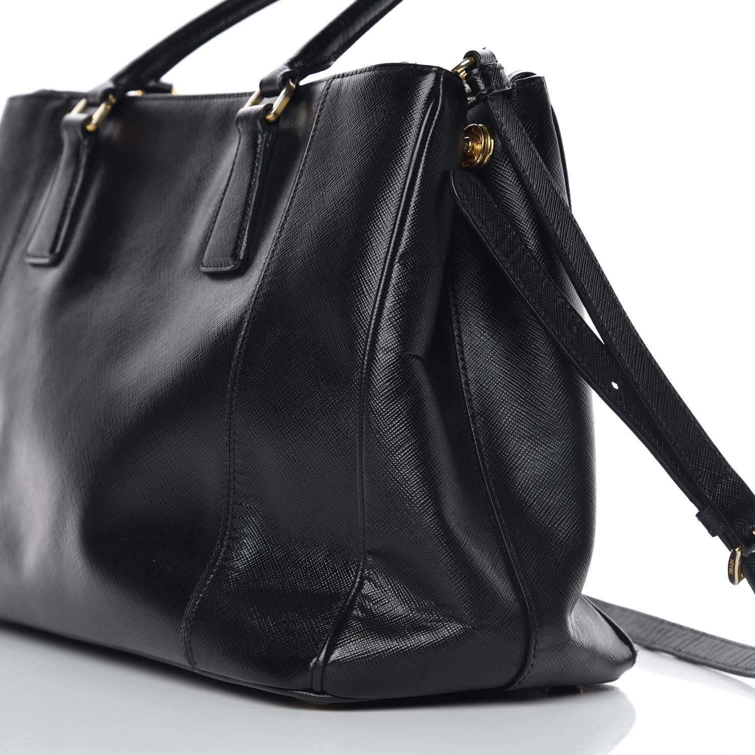 Prada Saffiano Medium Galleria Double Zip Tote Black 20 of 20