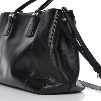 Prada Saffiano Medium Galleria Double Zip Tote Black 20 of 20