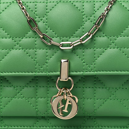 Christian Dior Lambskin Cannage My Dior Daily Chain Pouch Jade Green 7 of 10