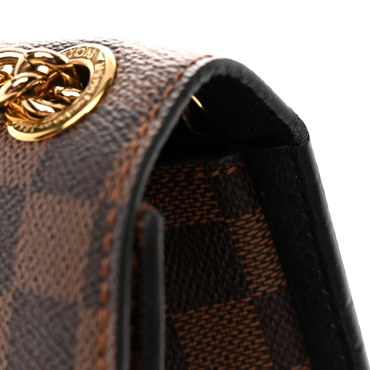 Damier Ebene Cuir Taurillon Wight Black