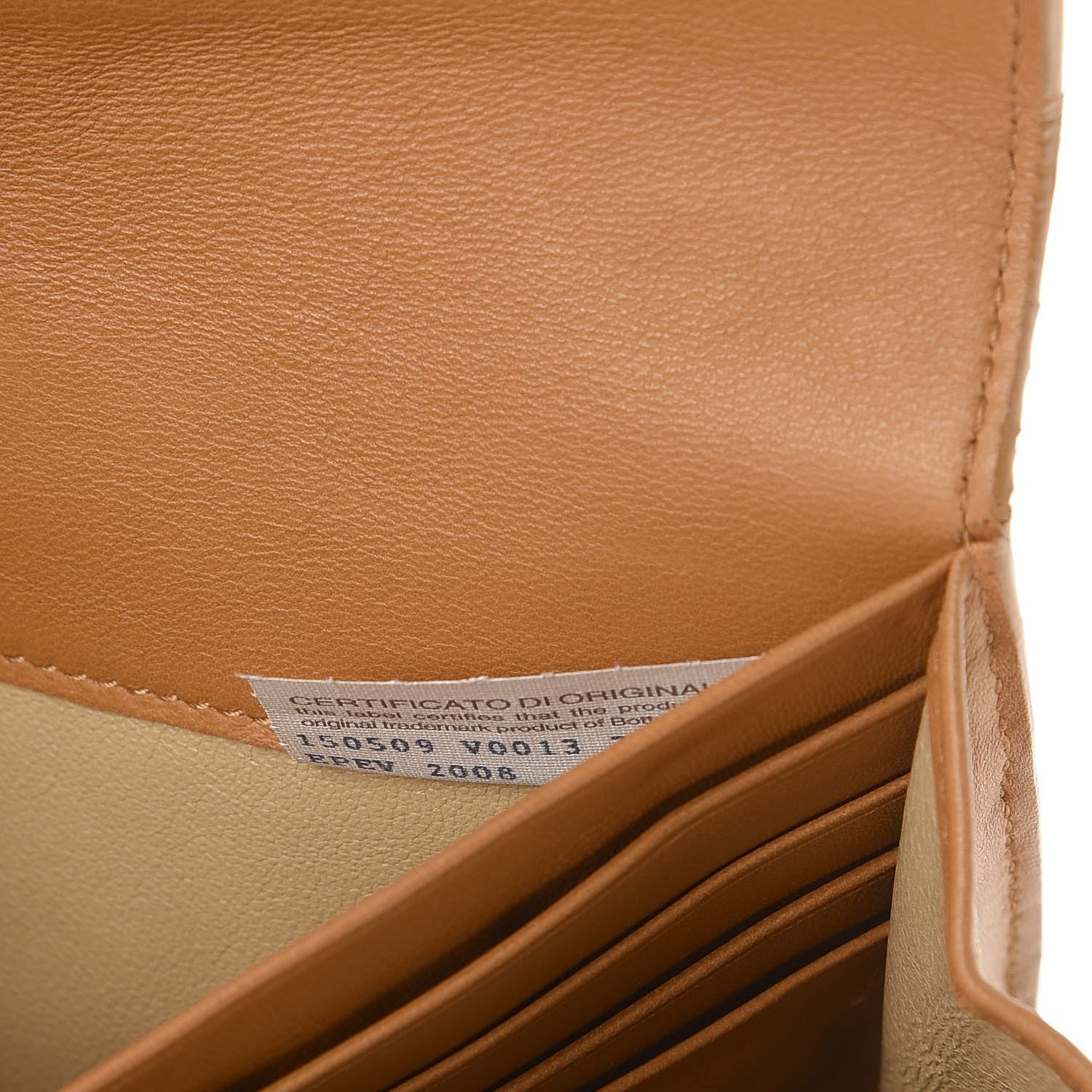Bottega Veneta Nappa Intrecciato Continental Flap Wallet Cinnamon 7 of 9