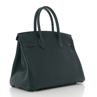 Hermes Togo Birkin 30 Vert Cypress 3 of 20