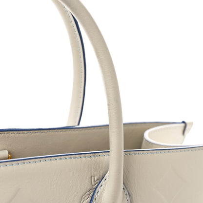 MCM Calfskin Gradation Monogram Large Munchen Tote Blue 9 of 9