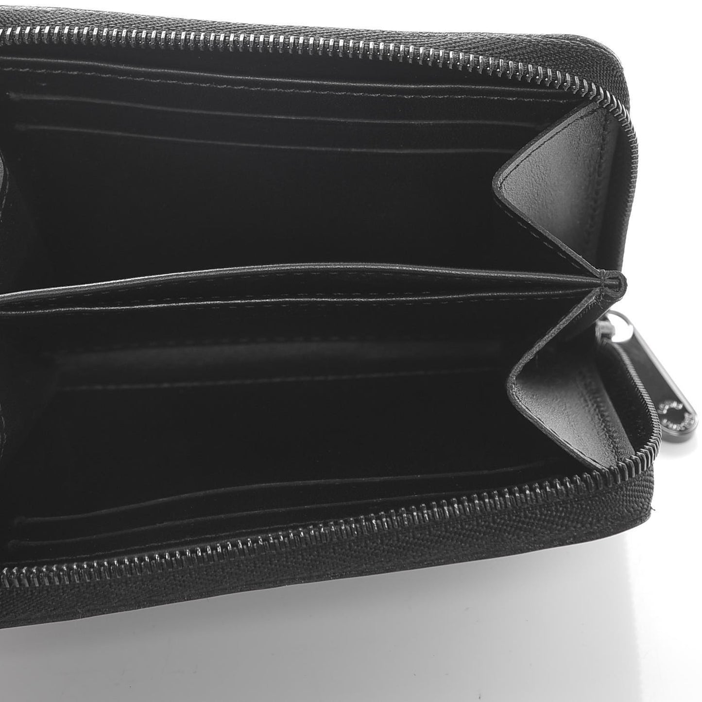 Vernis Zippy Coin Purse Wallet Noir Magnetique