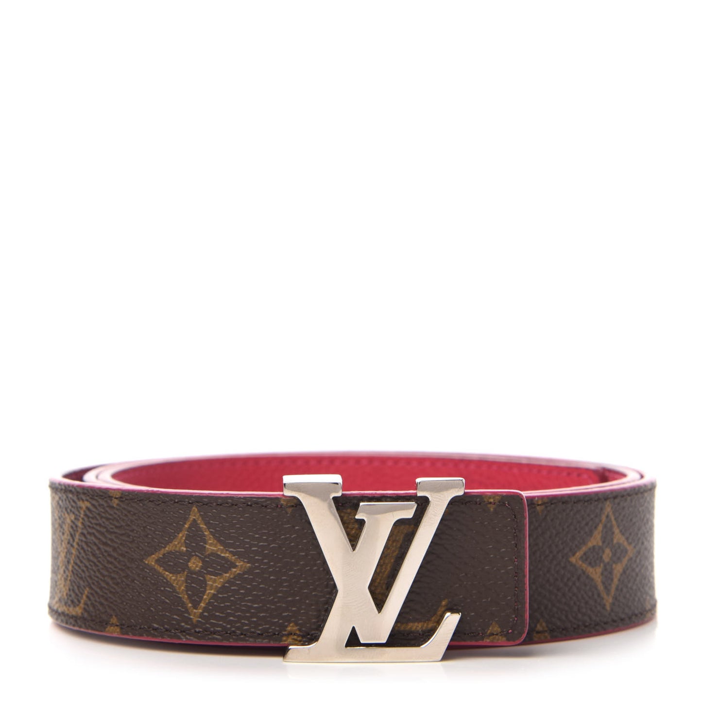 Monogram 30mm LV Initiales Reversible Belt 90 36 Fuchsia