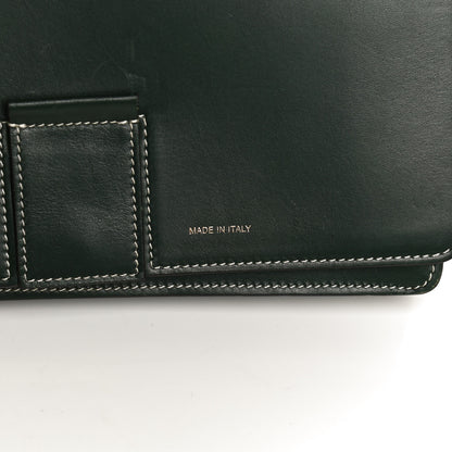 Celine Calfskin Small Tab Shoulder Bag Dark Green 9 of 12