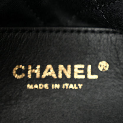 Chanel Shiny Crumpled Calfskin Quilted Pearl Mini Chanel 22 Black 6 of 10