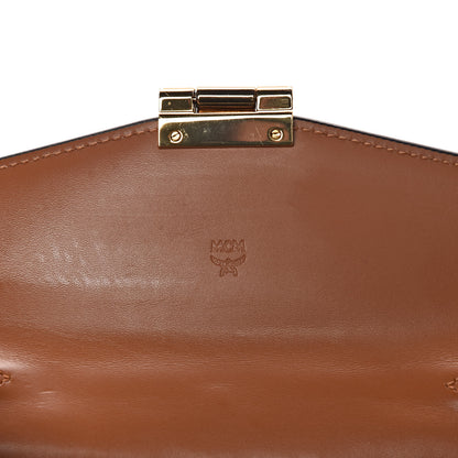 MCM Visetos Large Patricia Wallet On Chain Cognac 6 of 10