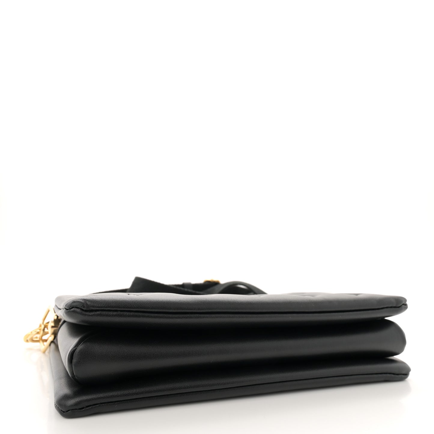 Lambskin Embossed Monogram Coussin PM Black
