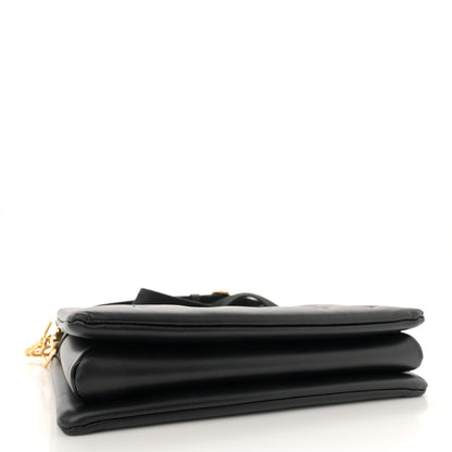Louis Vuitton Lambskin Embossed Monogram Coussin PM Black 4 of 13