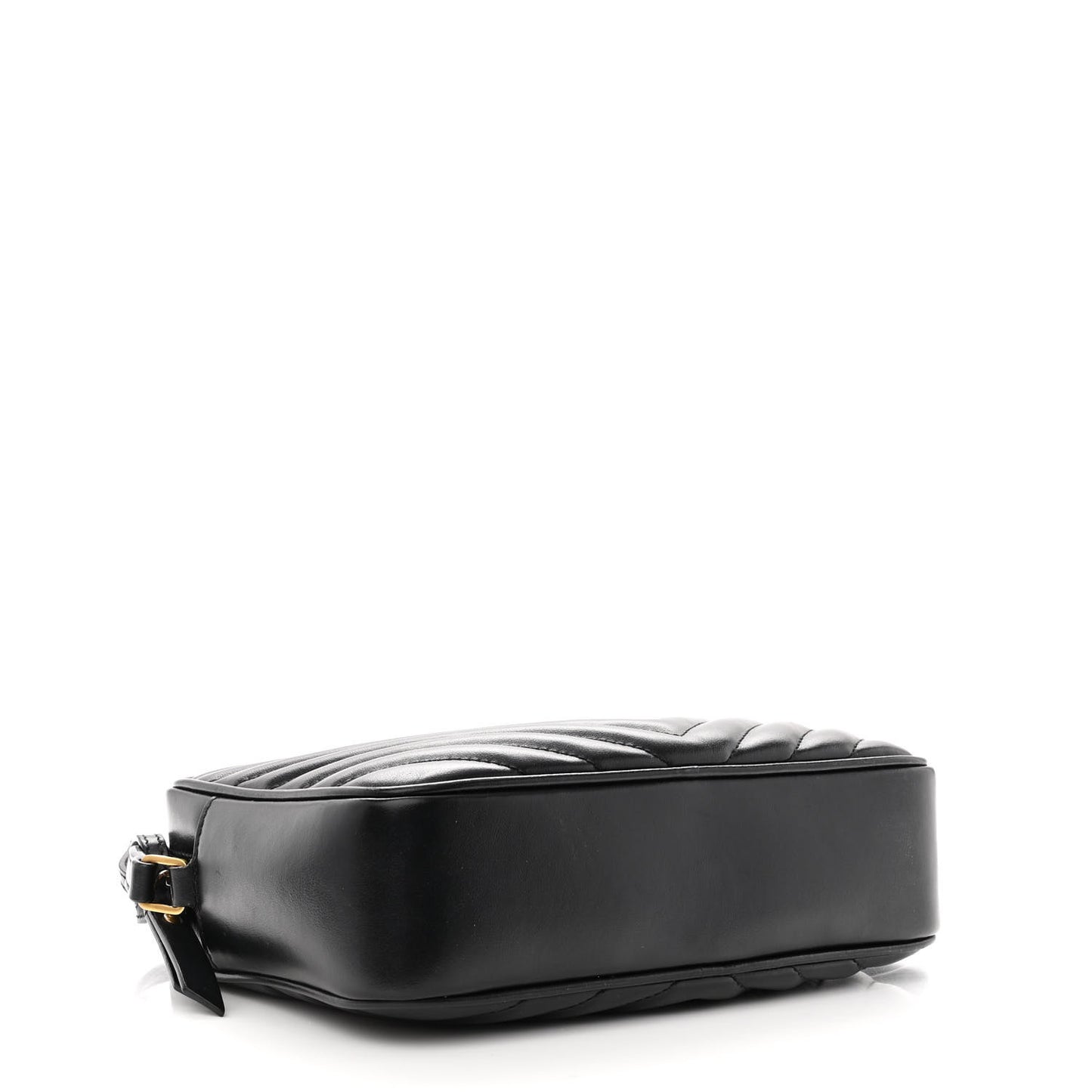 Calfskin Matelasse Monogram Lou Camera Bag Black