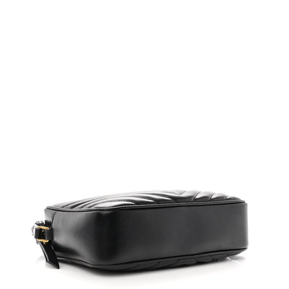 Saint Laurent Calfskin Matelasse Monogram Lou Camera Bag Black 4 of 9
