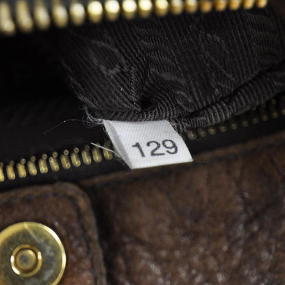 Prada Cervo Antik Shoulder Bag Cacao 10 of 11