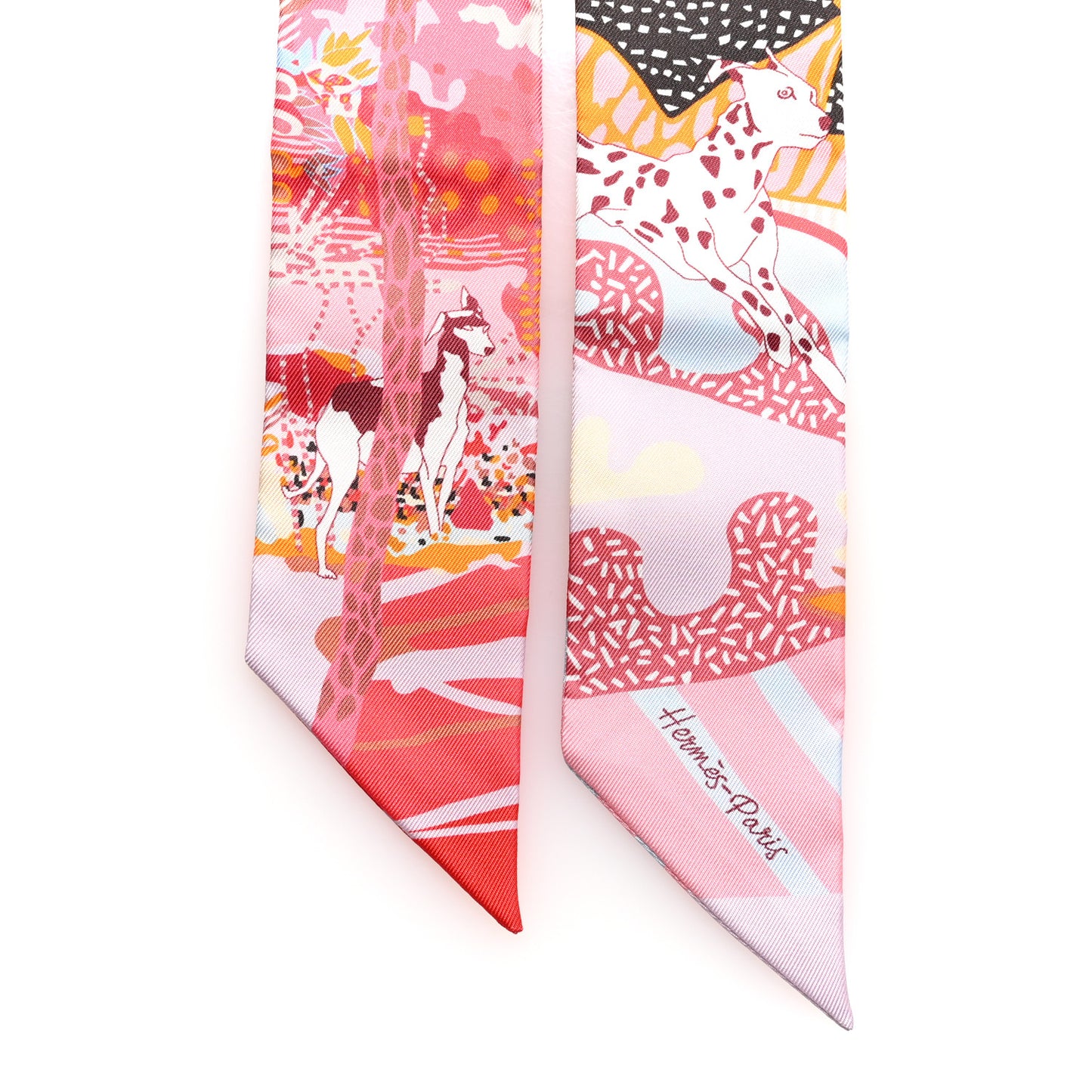 Silk En Liberte Twilly Rose Bleu Rouge Rose Bleu Rouge
