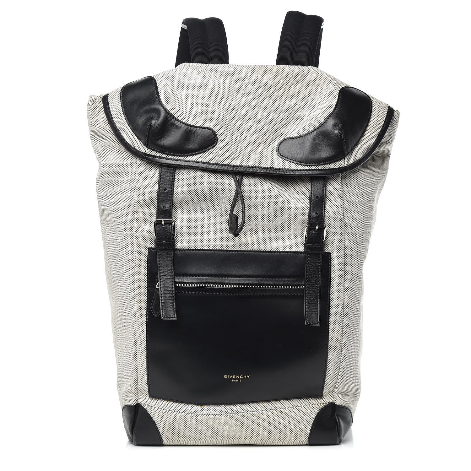 Givenchy Canvas Calfskin Rider Backpack Black 1 of 19