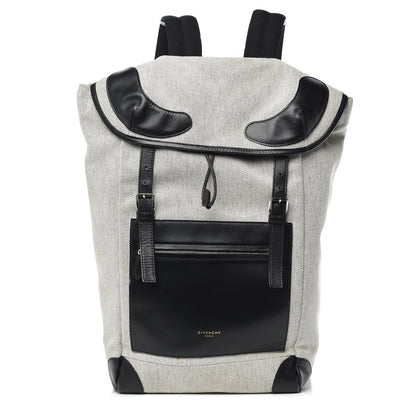 Givenchy Canvas Calfskin Rider Backpack Black 1 of 19