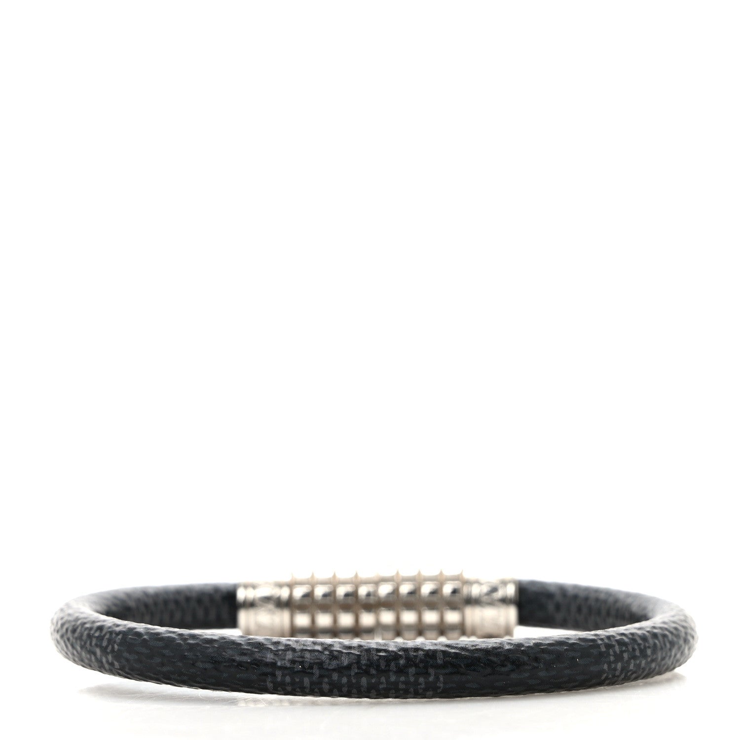 Louis Vuitton Damier Graphite Digit Bracelet 17 3 of 5