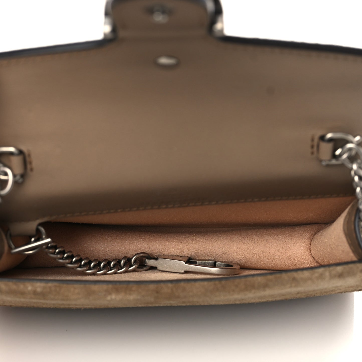 GG Supreme Monogram Super Mini Dionysus Shoulder Bag Taupe