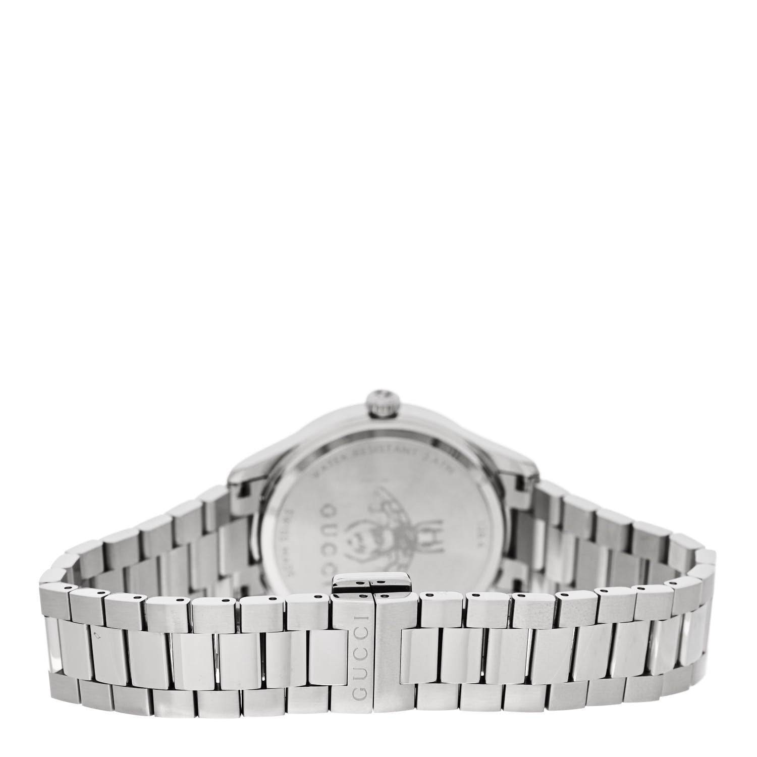 Gucci Stainless Steel 32mm G-Timeless Bee Quartz Watch Pink 3 of 6