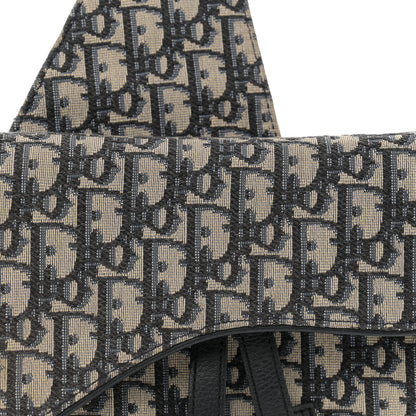 Christian Dior Oblique Mens Saddle Bag Blue 7 of 10