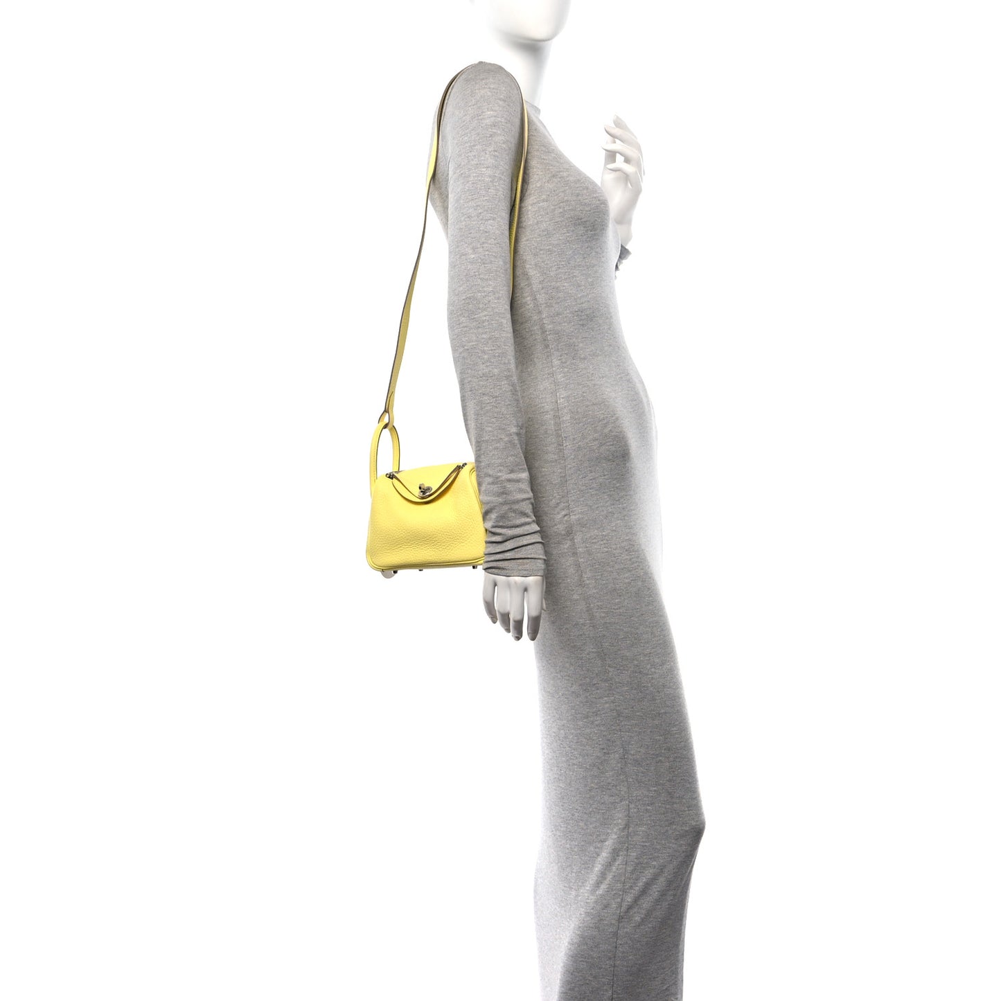 Taurillon Clemence Mini Lindy 20 Limoncello