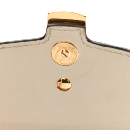 Gucci Calfskin Super Mini Sylvie Chain Shoulder Bag White 8 of 12