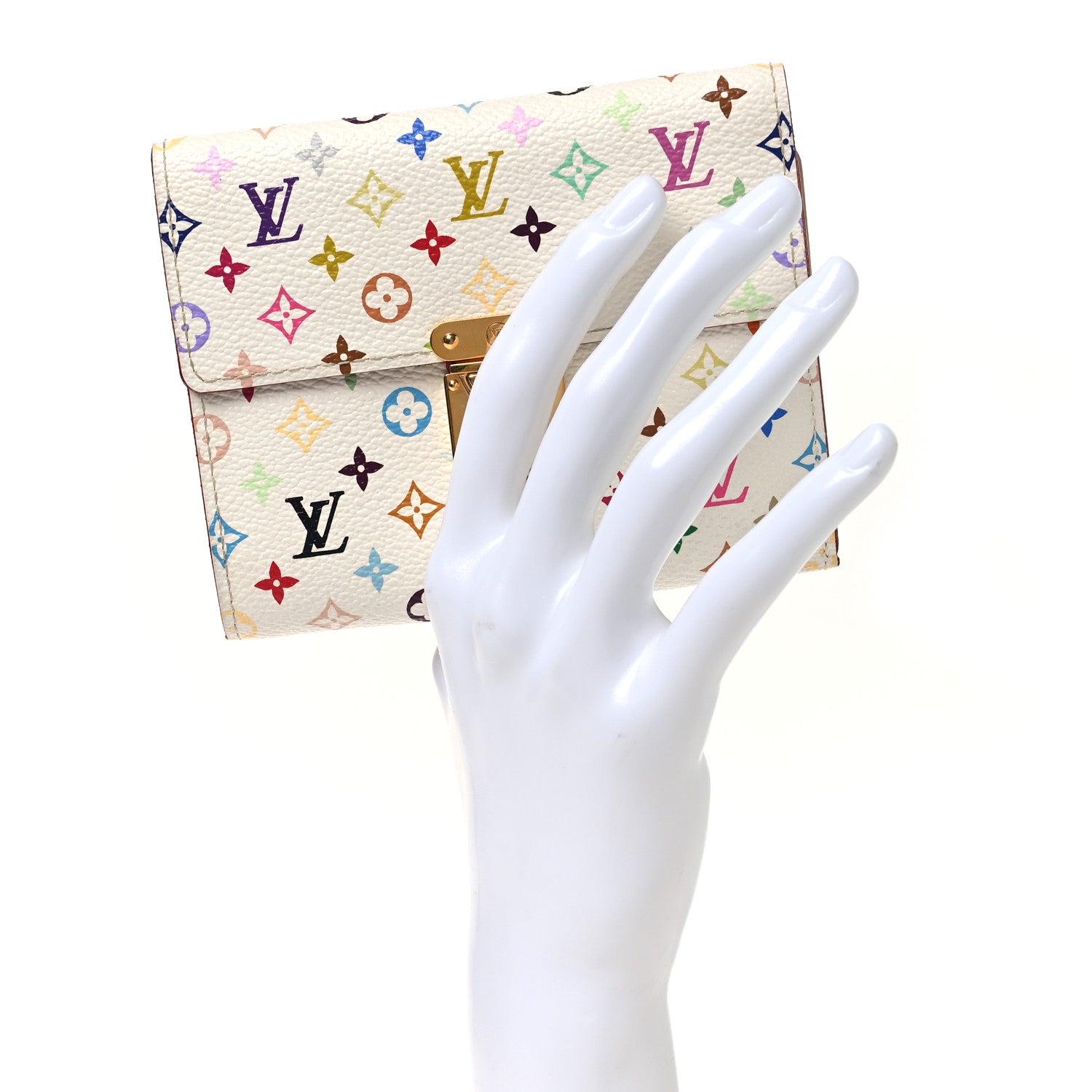 Louis Vuitton Monogram Multicolor Koala Wallet White 2 of 11