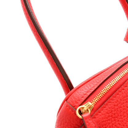 Hermes Taurillon Clemence Lindy 26 Rouge De Coeur 12 of 13