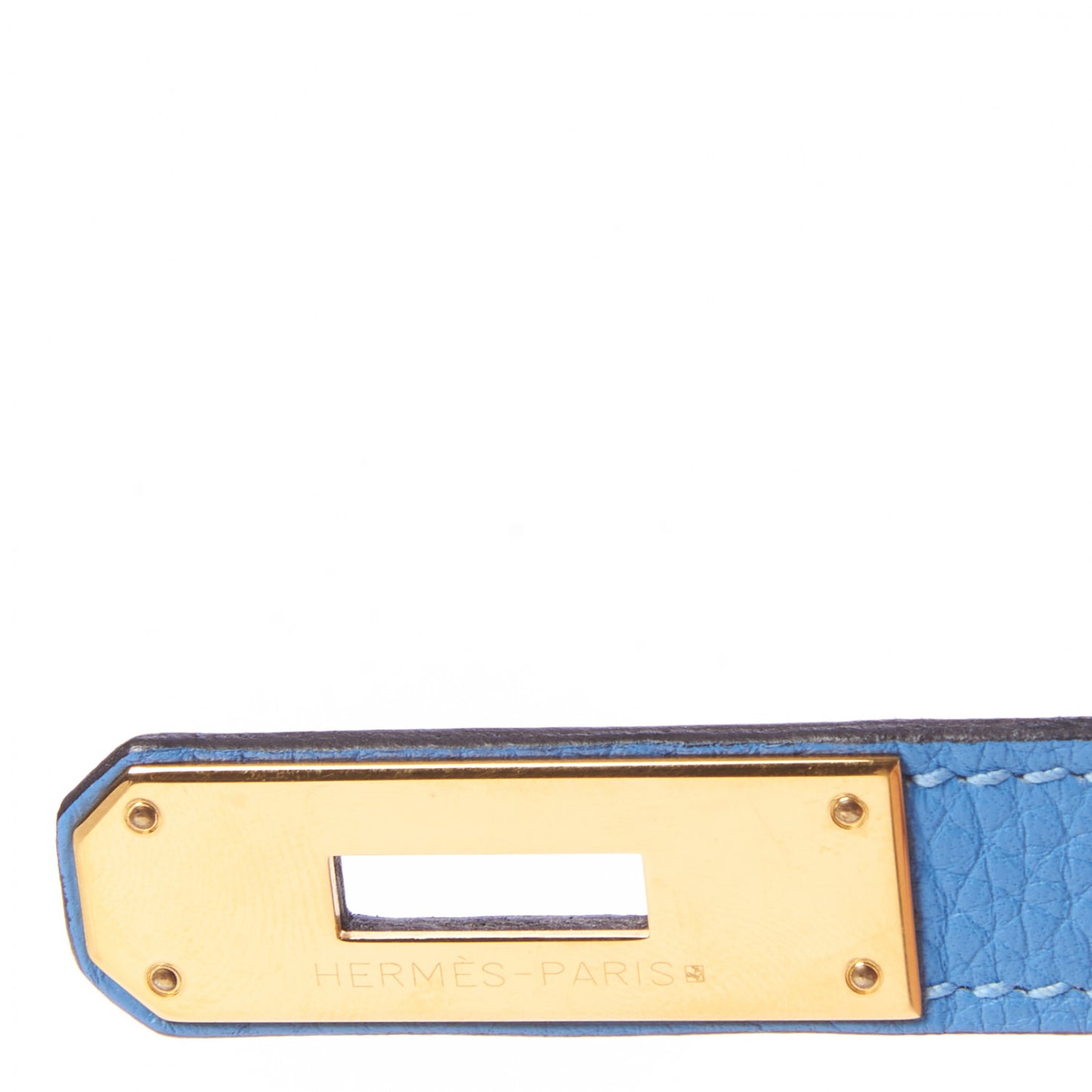 Taurillon Clemence Birkin 30 Bleu Paradis